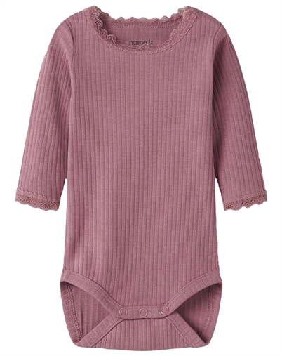 Name It - NBFHallie Bodystocking - Mesa Rose